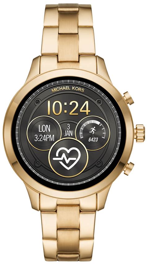 michael kors access runway gen 4 display smartwatch mkt5045|Gen 4 Runway Gold.